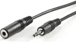 VALUE 3,5mm Verl&auml;ngerungskabel ST / BU, schwarz, 3 m