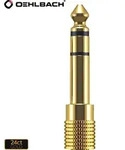 Oehlbach Mobiler Audioadapter I-Jack Adapter 35/63 3,5mm Buchse auf 6,3mm Klinke -