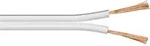 Goobay Lautsprecherkabel wei&szlig; CCA, 25 m Rolle, Querschnitt 2 x 2,5 mm2 - Wei&szlig;
