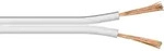 Goobay Lautsprecherkabel wei&szlig; CCA, 50 m Rolle, Querschnitt 2 x 0,75 mm2 - Wei&szlig;