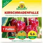 Neudorff KirschmadenFalle - 7 insektizidfreie Leimfallen - sch&uuml;tzt Kirschen und