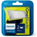 Philips OneBlade QP220 Klinge 2 St&uuml;ck - Schwarz/Gr&uuml;n/Silber