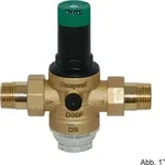 Honeywell Druckminderer m. Einstellskala u. Klarsicht-Siebtasse D06F - 1 1/2"A