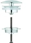 GROHE Grohe Ablaufventil 1 1/4Z f WT o &Uuml;L chr - Silber
