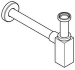 Grohe Geruchsverschluss eckig f&uuml;r Waschtisch chrom - 40564000 - Silber