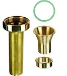 Grohe Abgangsstutzen f&uuml;r WC-Drucksp&uuml;ler chrom - 43329000 - Silber