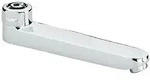 GROHE Gussauslauf 13462, L&auml;nge 175 mm, schwenkbar, Laminarstrahlregler 9 l/min.,