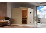 Karibu Sauna Innensauna Tanami Eckeinstieg ohne Zubeh&ouml;r 231x195x200 cm ohne