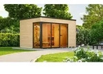 Design-Saunahaus CUBILIS BioS 7,5 Kw x B x T x H x 380 x 300 x 249 - Braun