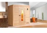 weka Premium Massivholz-Sauna BERGEN Gr. 1 Sparset 7,5 kW BioS inkl. digitaler