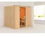 Karibu Sauna Innensauna Sodin Fronteinstieg ohne Zubeh&ouml;r 196x170x198 cm ohne