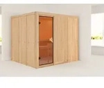 Karibu Sauna Innensauna Gobin Fronteinstieg ohne Zubeh&ouml;r 231x196x198 cm ohne