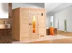 weka Premium Massivholz-Sauna BERGEN Gr. 1.8 Sparset 7,5 kW BioS inkl. digitaler