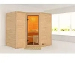 Karibu Sauna Innensauna Sahib 2 Eckeinstieg ohne Zubeh&ouml;r 236x184x208 cm ohne
