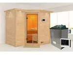 Karibu Sauna Innensauna Sahib 2 Eckeinstieg Ofen 9 KW externe Strg easy...