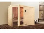 weka Premium Massivholz-Sauna TURKU Gr. 3 Sparset 7,5 kW BioS inkl. digitaler