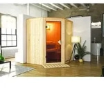 Karibu Sauna Innensauna Taurin Eckeinstieg ohne Zubeh&ouml;r 170x151x198 cm ohne