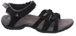 TEVA Damen Sandalen Tirra Leder schwarz black 38 - Schwarz - 38