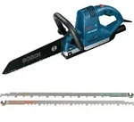 Elektrofuchsschwanz GFZ 16-35 AC, 2x S&auml;gebl. f. Porenbet., 2x f. Holz + Kunstst.