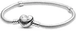 Pandora-Armband 925er Silber Herzverschluss 590719 - Silber