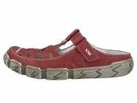 Rieker L0396-33 Schuhe Damen Pantoletten Clogs rot, Größe:36 EU, Farbe:Rot
