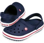 Crocs Crocband Clog, Weiblich, Erwachsener, Navy, Rot, Wei&szlig;, Einfarbig, 36 - 37,