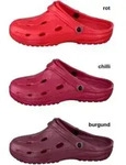 chung shi DUX Clog burgund Gr.,34-35, - Rot