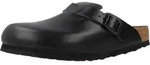 Birkenstock Boston, Uni Pantolette schmale Form, schwarz(schwarz), Gr. 36 - Schwarz -