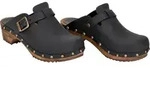 Sanita Wood-Kristel Open Clog Black Gr.35 - Grau - 35