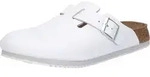 Birkenstock Boston SL Pantolette wei&szlig; schmale Weite Gr. 42 - Wei&szlig; - 42
