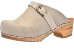 Sanita Wood-Hedi Open Clog Beige Gr.36 - Beige - 36