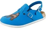 Birkenstock Kay SL Hund blau schmale Weite Gr. 35 - Blau - 35