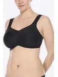 Ulla | Kate Sport-BH mit B&uuml;gel Schwarz - Schwarz / 90D | Shapewear & Mieder -