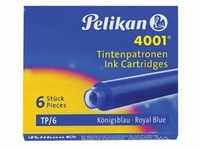 Pelikan Tintenpatronen 4001 TP/6 königsblau (6 Patronen)