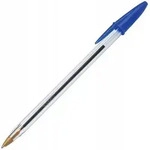 BIC Cristal, Clip, Stick-Kugelschreiber, Blau, 50 St&uuml;ck(e), Medium -