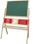 roba Tafel, Standtafel drehbar mit Schreibtafel liniert, Maltafel magnetisch,...