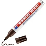 Edding 3000, Braun, Rundspitze, Mehrfarbig, Aluminium, 1,5 mm, 3 mm - Bunt/Wei&szlig;
