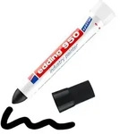 Edding 950, Schwarz, Pinselspitze, Schwarz, Wei&szlig;, Kunststoff, 1 cm, CE -