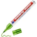 Edding 3000 Permanent Marker Light Green, Gr&uuml;n - Gr&uuml;n