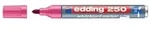Edding 250, 1 St&uuml;ck(e), Pink, Rundspitze, Grau, Pink, Rund, 1,5 mm - Grau/Bunt