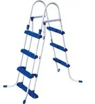 Bestway FlowclearTM Sicherheitsleiter 107 cm, Maximale Tragf&auml;higkeit: 150 kg - Grau