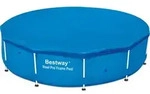 Bestway Abdeckplane f&uuml;r Frame Pool &Oslash; 366 cm, 58037 - Blau