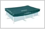 &Uuml;berdachung f&uuml;r den 300 x 200 cm gro&szlig;en INTEX 28038 Rahmenpool - Schwarz