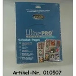 Ultra Pro 9-Pocket Pages Silver Series - Transparent