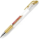 Edding 2185, Verschlossener Gelschreiber, Gold, Gold, Metallisch, Rund, 0,7 mm, Tinte