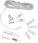 Magnet-Reedkontakt-Set MRS/W mit Anschlusskabel weiss