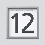 Siedle IM 612-0 SM Informations-Modul m.Schriftfeld Silber