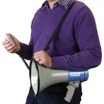 Velleman MP25SFM, 23 cm, 345 mm, 1,3 kg, Akku - Blau/Grau