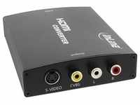InLine® Konverter HDMI zu Composite/S-Video, mit Audio, Eingang HDMI, Ausgang: