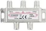 Schwaiger VTF7844 531, Kabelsplitter, 5 - 2250 MHz, Silber, 1 St&uuml;ck(e), 76 mm, 58 mm